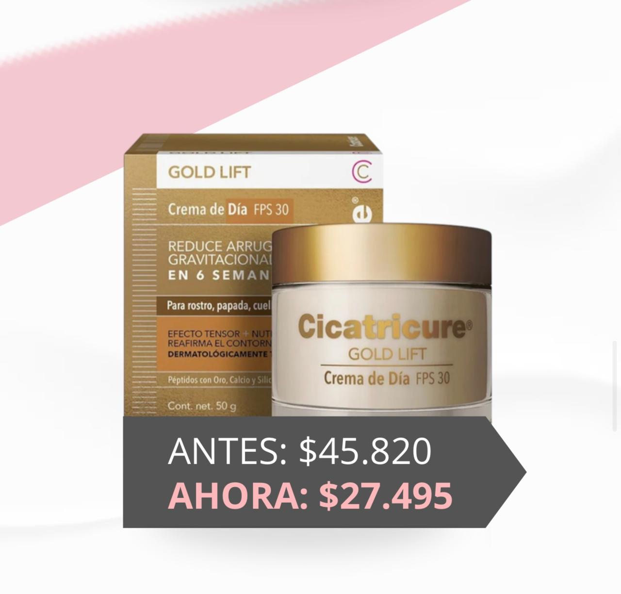Cicatricure Gold Lift Crema De Dia Fps30 Antiarrugas