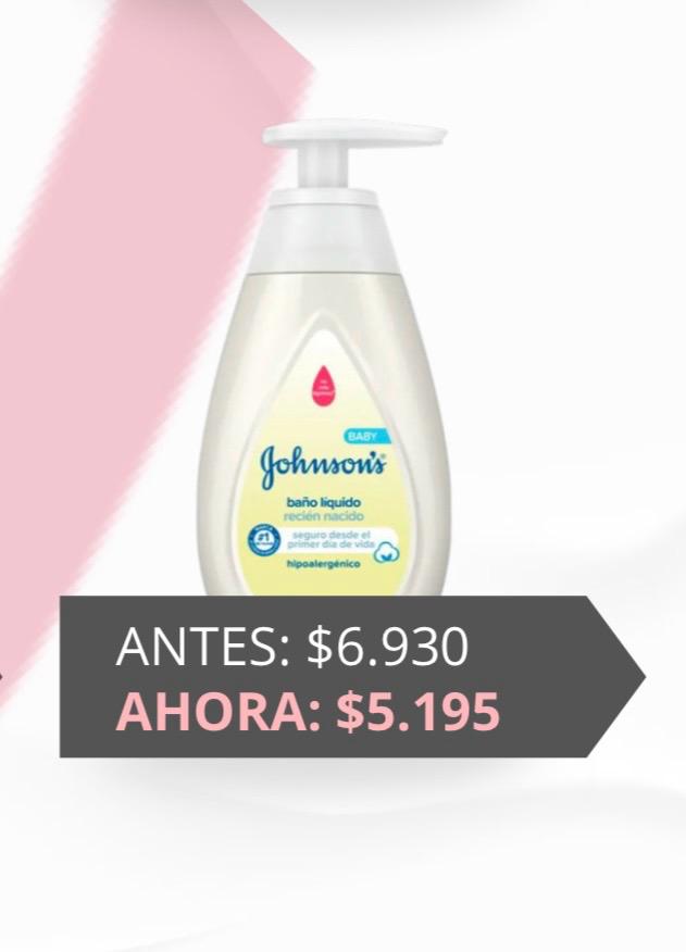 JOHNSONS baño liquido recien nacido