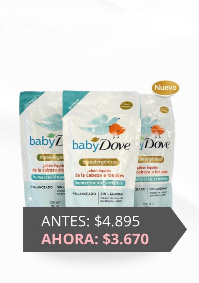BABY DOVE hipoalergénico