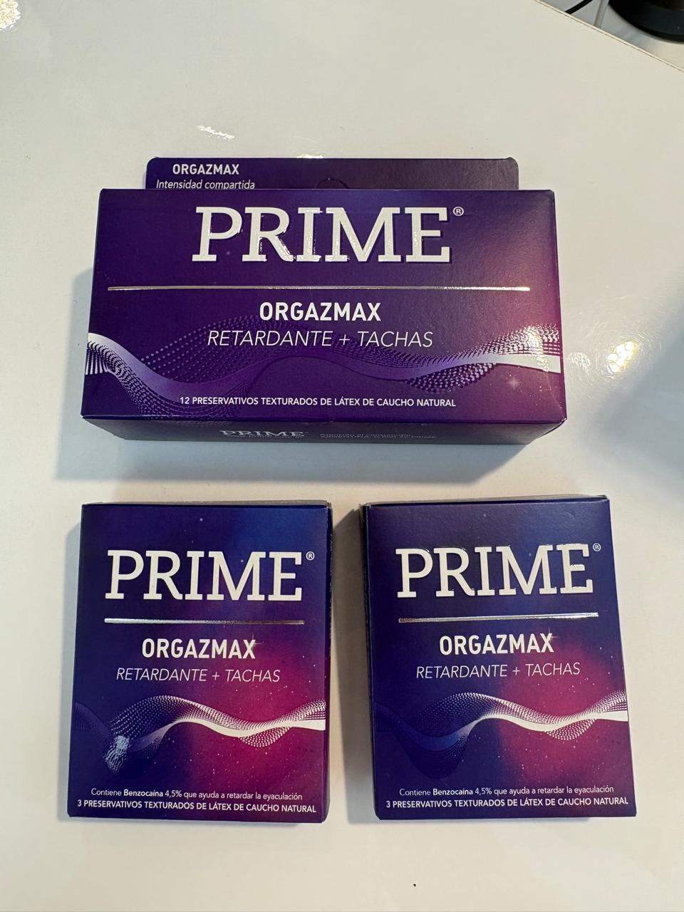 PRIME PRESERVATIVOS ORGAZMAX X12un
