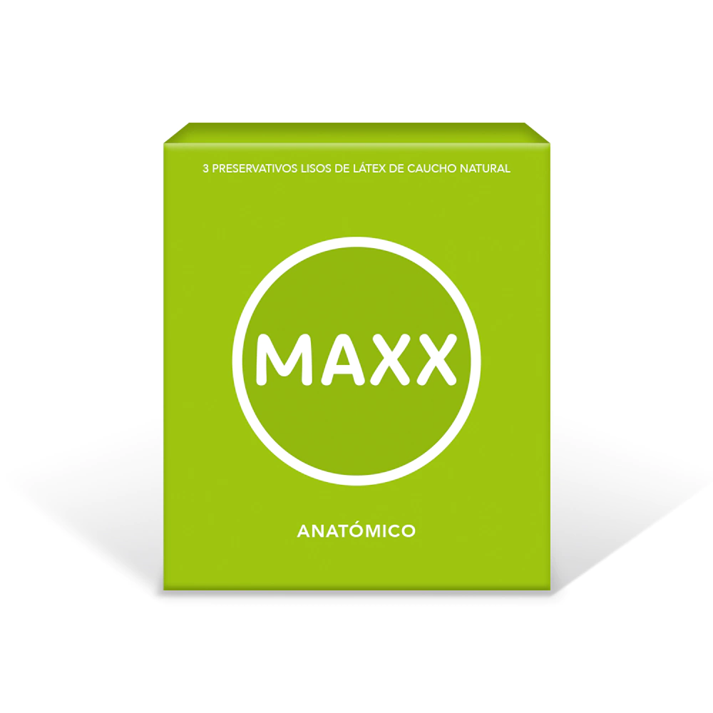 MAXX preservativos anatomicos x 3 unidades
